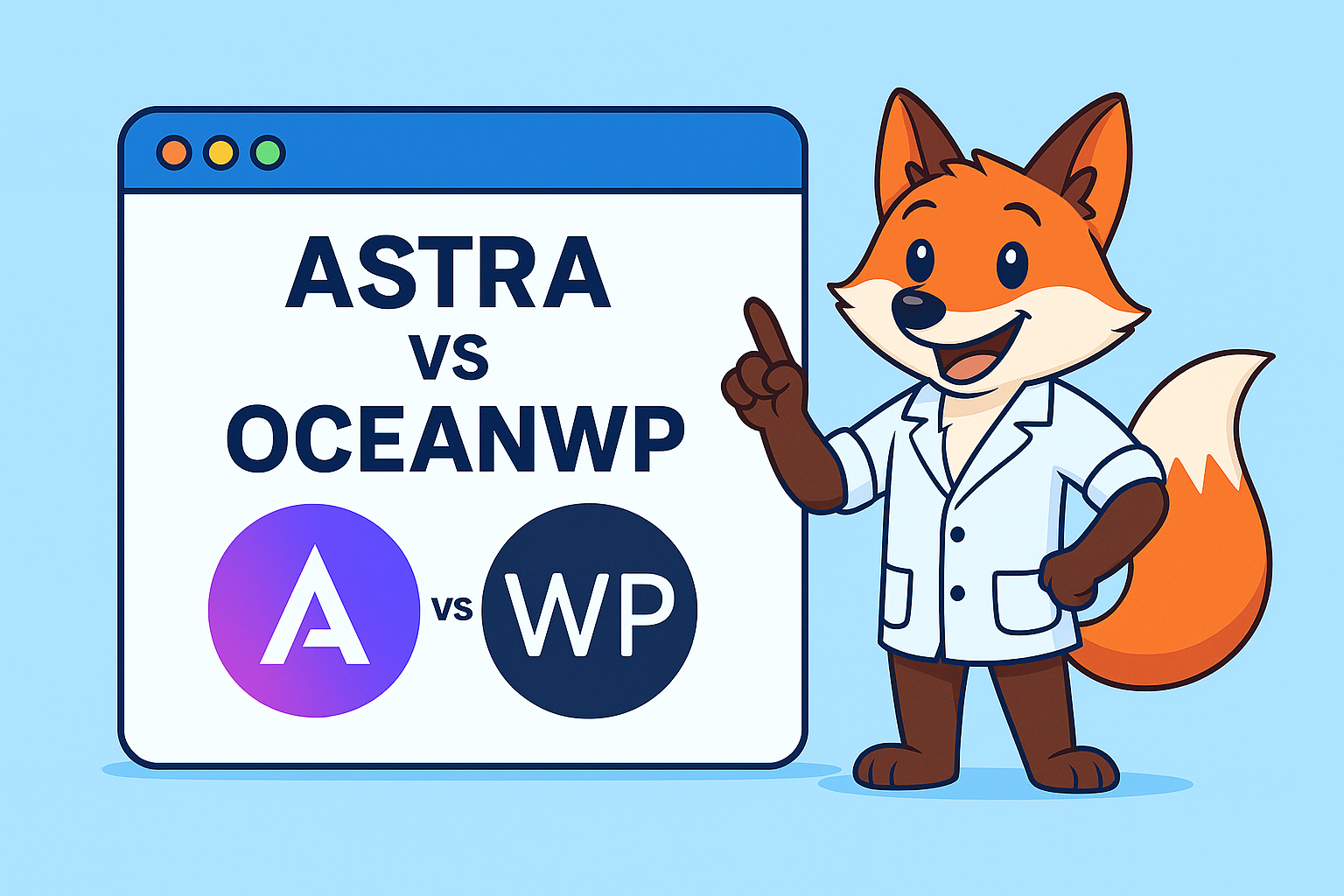 Astra أو OceanWP؟ من الأفضل لتصميم المواقع؟