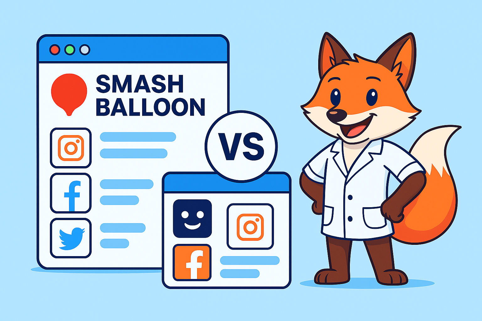 Smash Balloon أو Feed Them Social؟ أيهما أفضل لدمج السوشيال؟