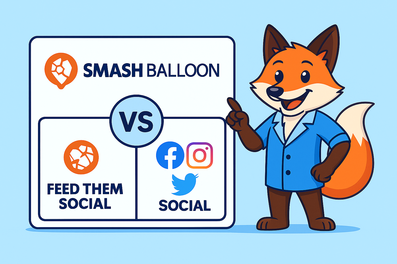Smash Balloon أو Feed Them Social؟ أيهما أفضل لدمج السوشيال؟