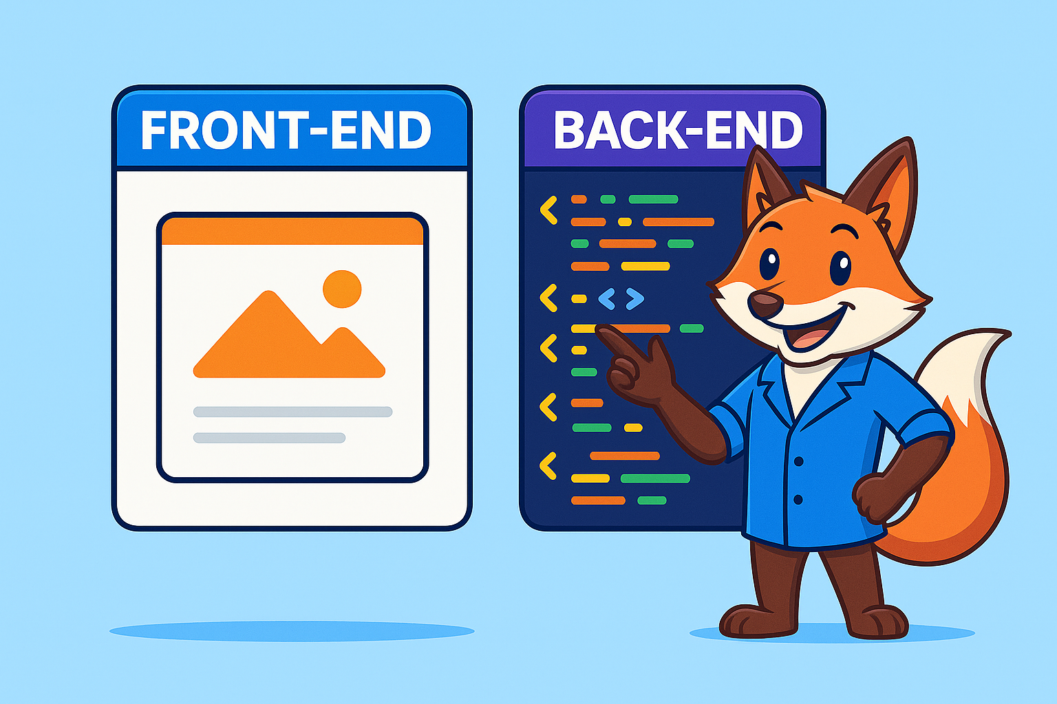 الفرق بين Back-end وFront-end: دليلك لفهم واجهات وتطوير خلفية المواقع