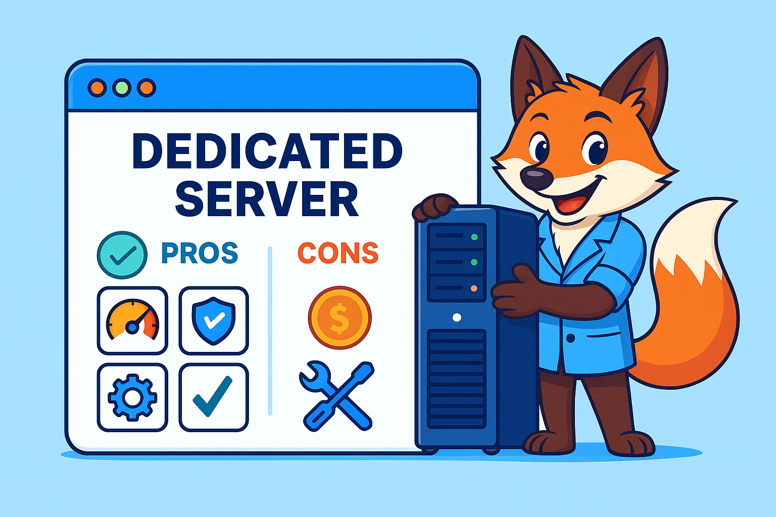 دليل شامل للاستضافة الخاصة Dedicated Server و اهم مميزتها و عيوبها